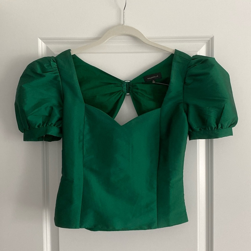 Majorelle Arina top in green XXS